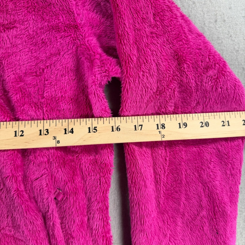 Y2k The North Face Girls Osito Jacket Pink Full Zip Size Large 14/16 or Women XS - Picture 3 of 10